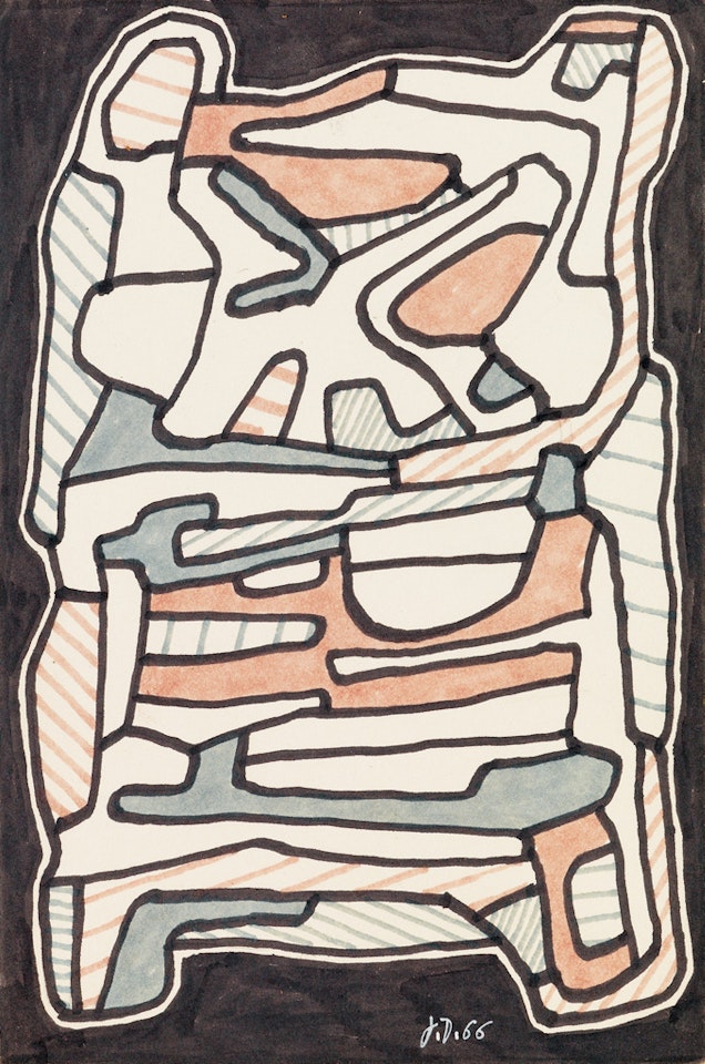 L'échelle I by Jean Dubuffet