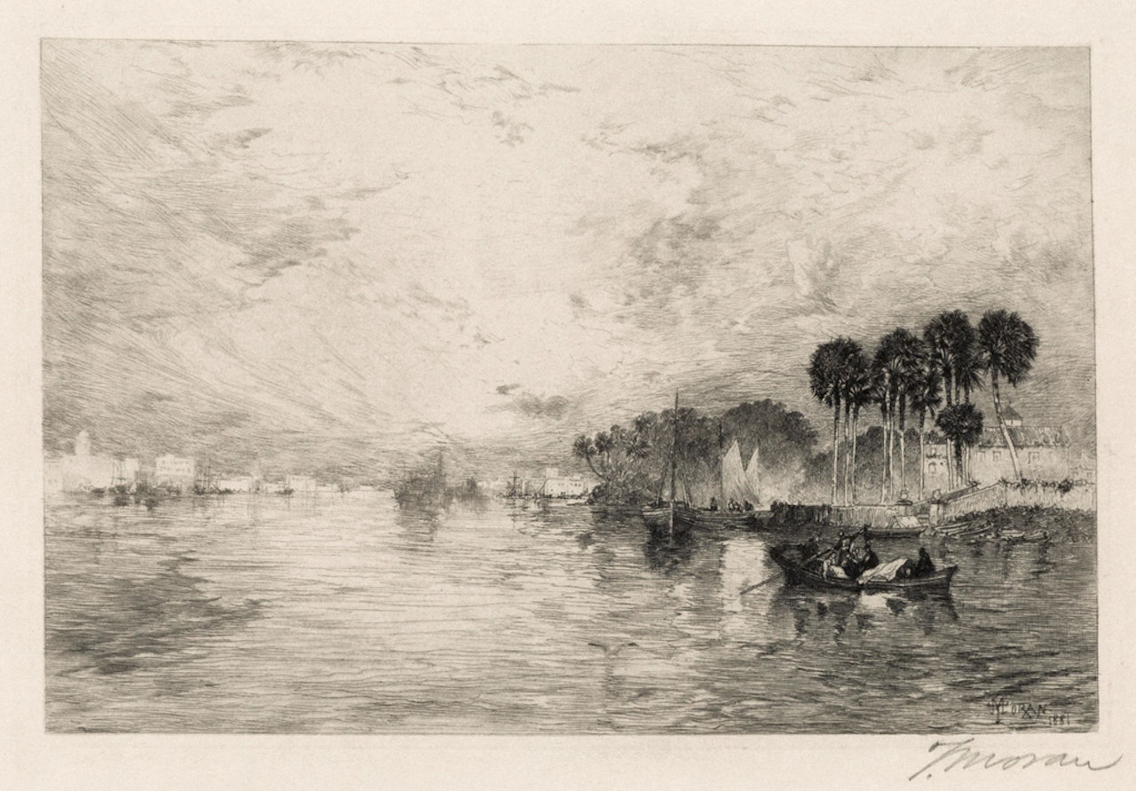 Morning on the St. John's, Florida by Thomas Moran