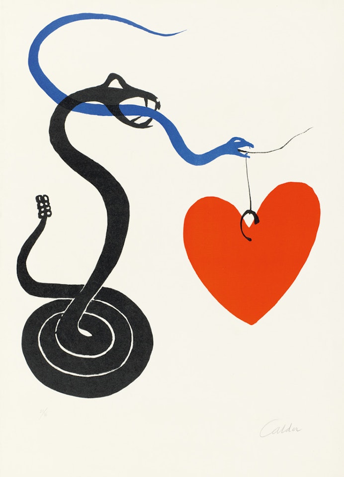 Le Serpent au coeur by Alexander Calder