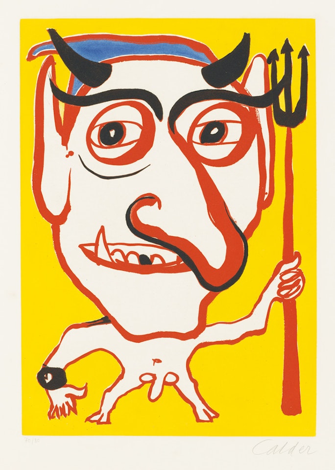 Portrait de Constantin Tacou by Alexander Calder