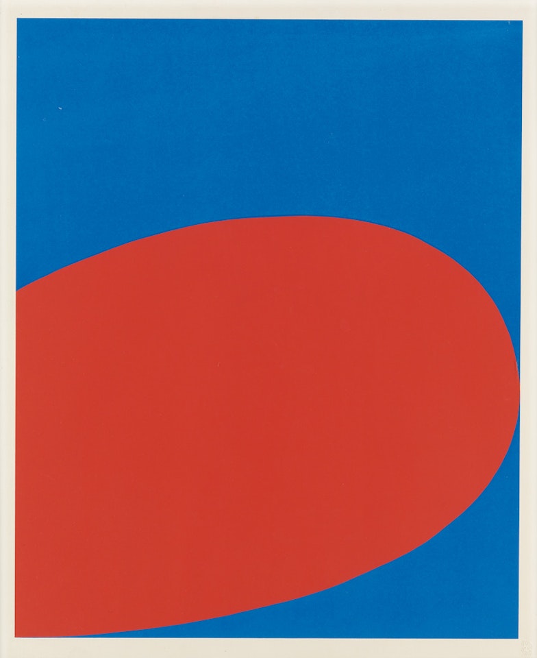 Red/Blue (Untitled) by Ellsworth Kelly