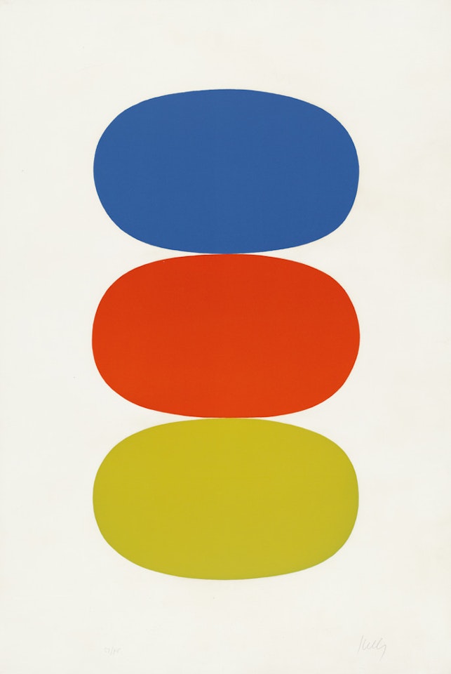 Blue and Orange and Green by Ellsworth Kelly