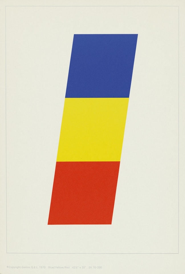 Sample Portfolio by Ellsworth Kelly