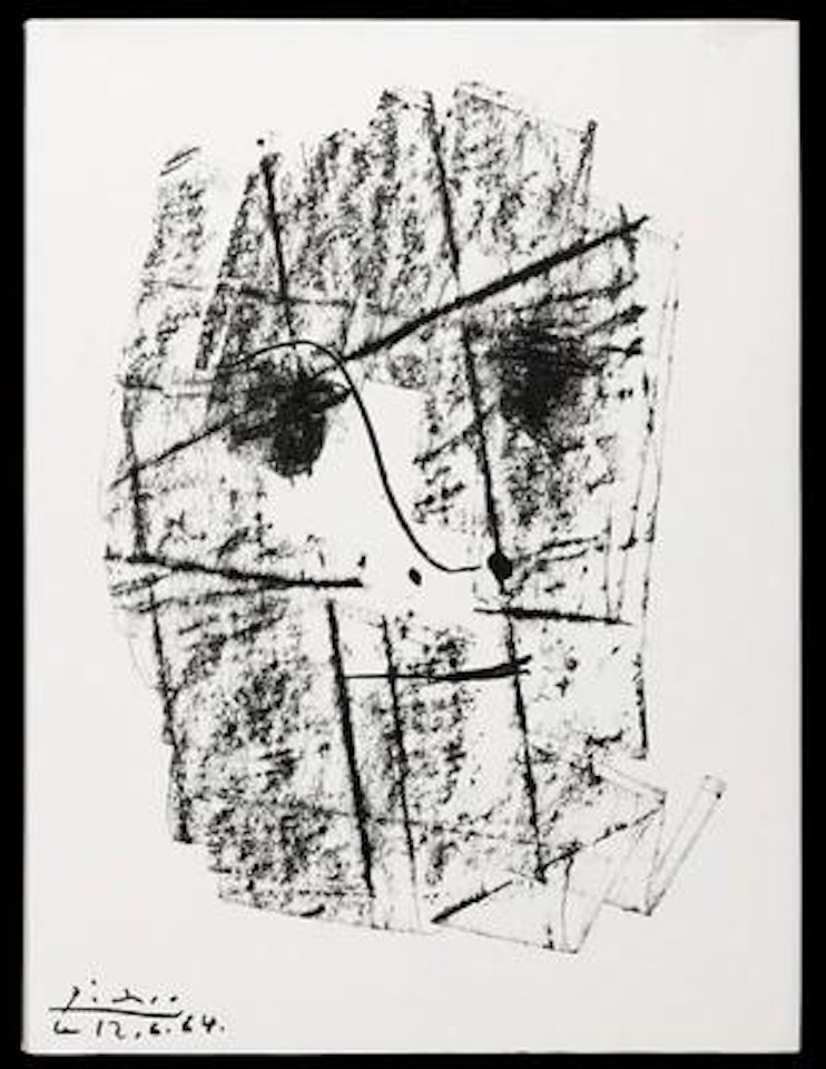 Kunstbuch: Pour Daniel-Henry Kahnweiler, mit 2 Lithographien nach Picasso (WVZ Bloch 1179 und 1180) by Pablo Picasso