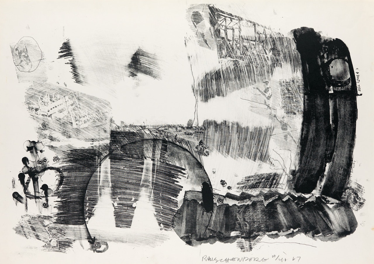Test Stone 4 by Robert Rauschenberg