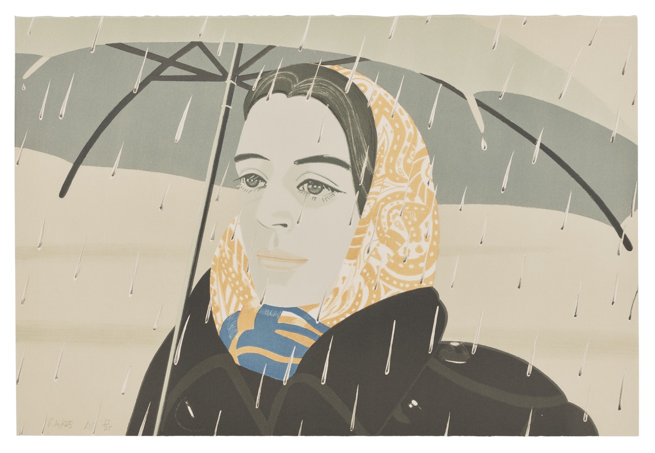 Blue Umbrella by Alex Katz