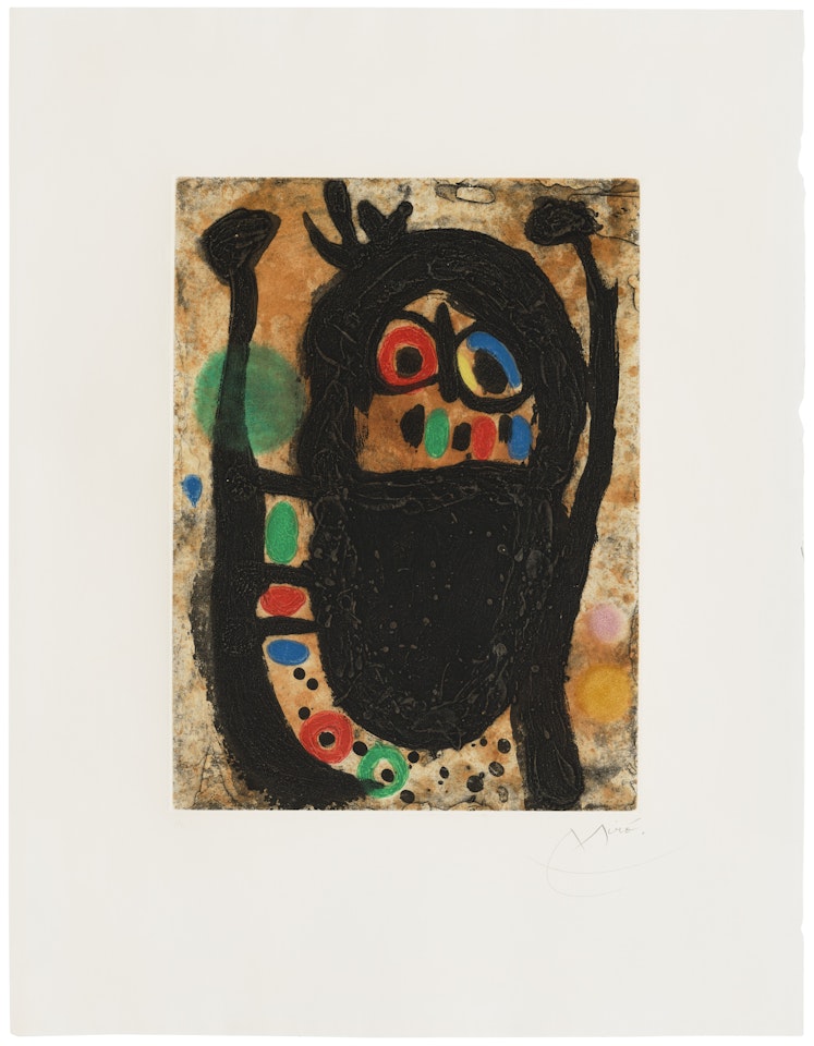 La femme aux bijoux by Joan Miró