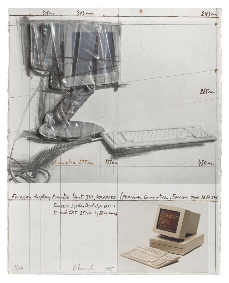 Ericsson Display Monitor Unit 3111, Wrapped, Project for Personal Computer by Christo