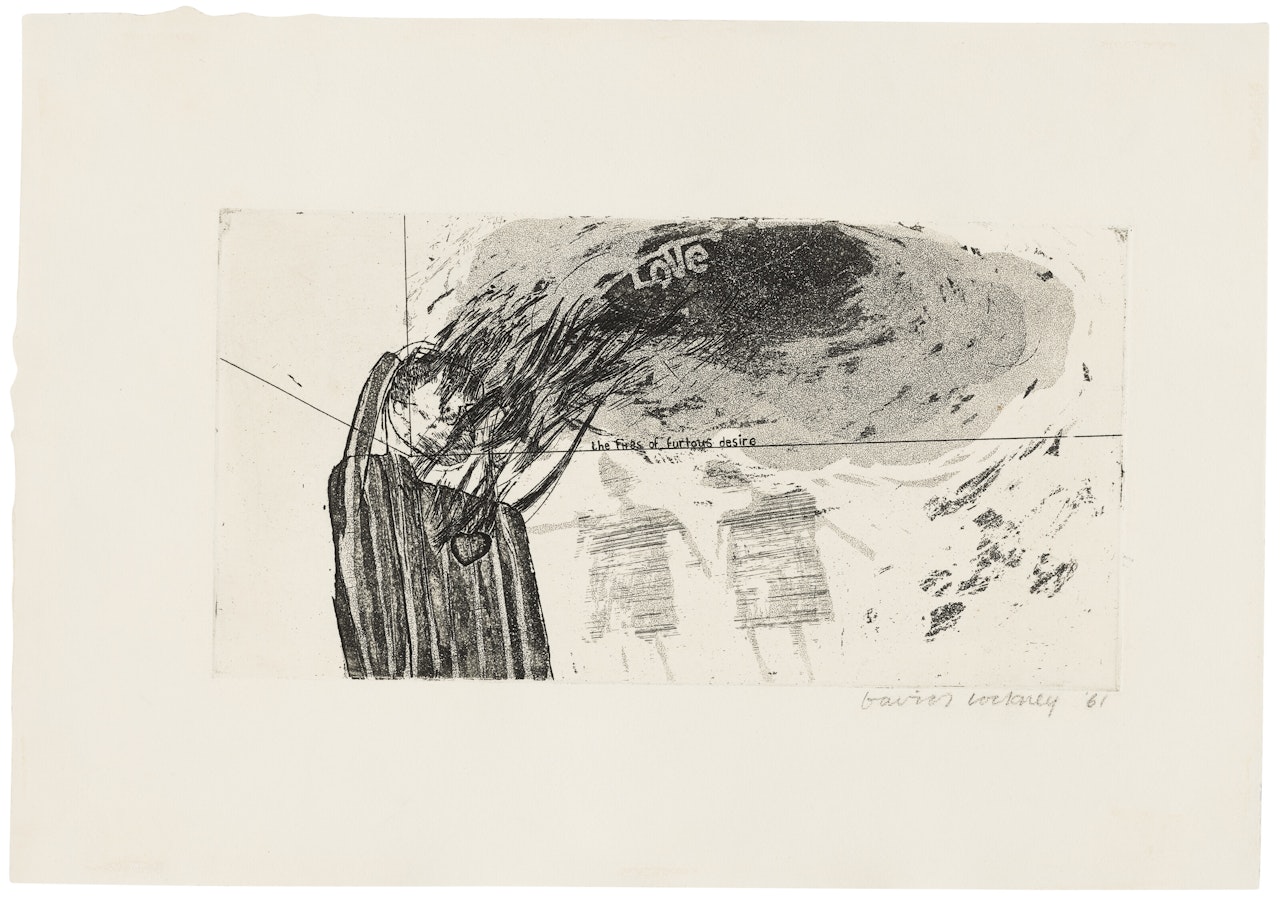 Fires of Furious Desire by David Hockney