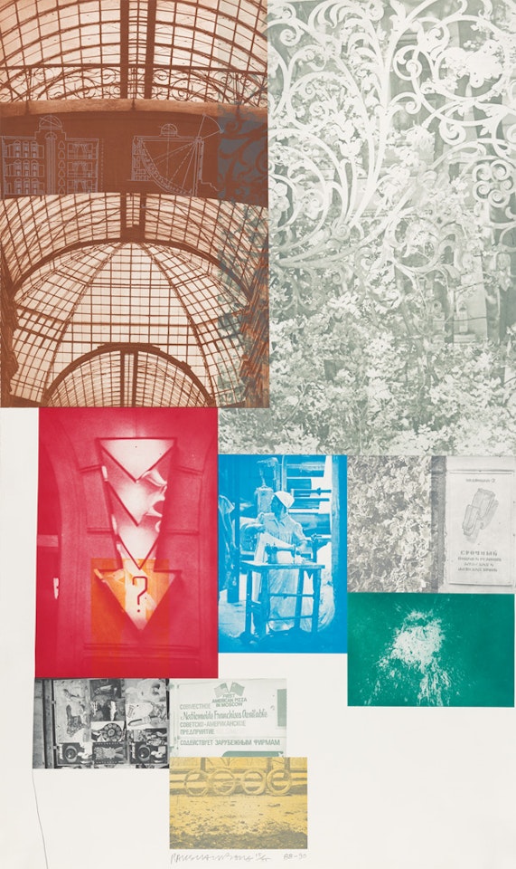 Soviet/American Array II by Robert Rauschenberg