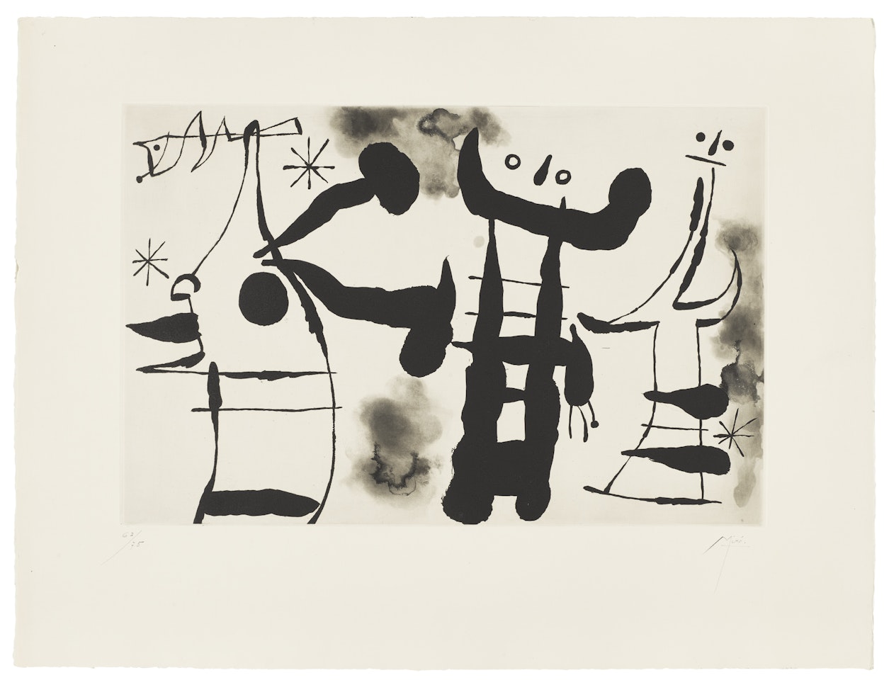 Les philosophes I by Joan Miró