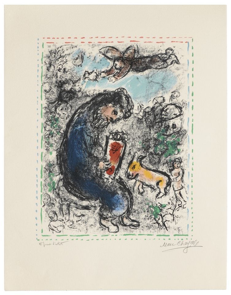 La Prière by Marc Chagall