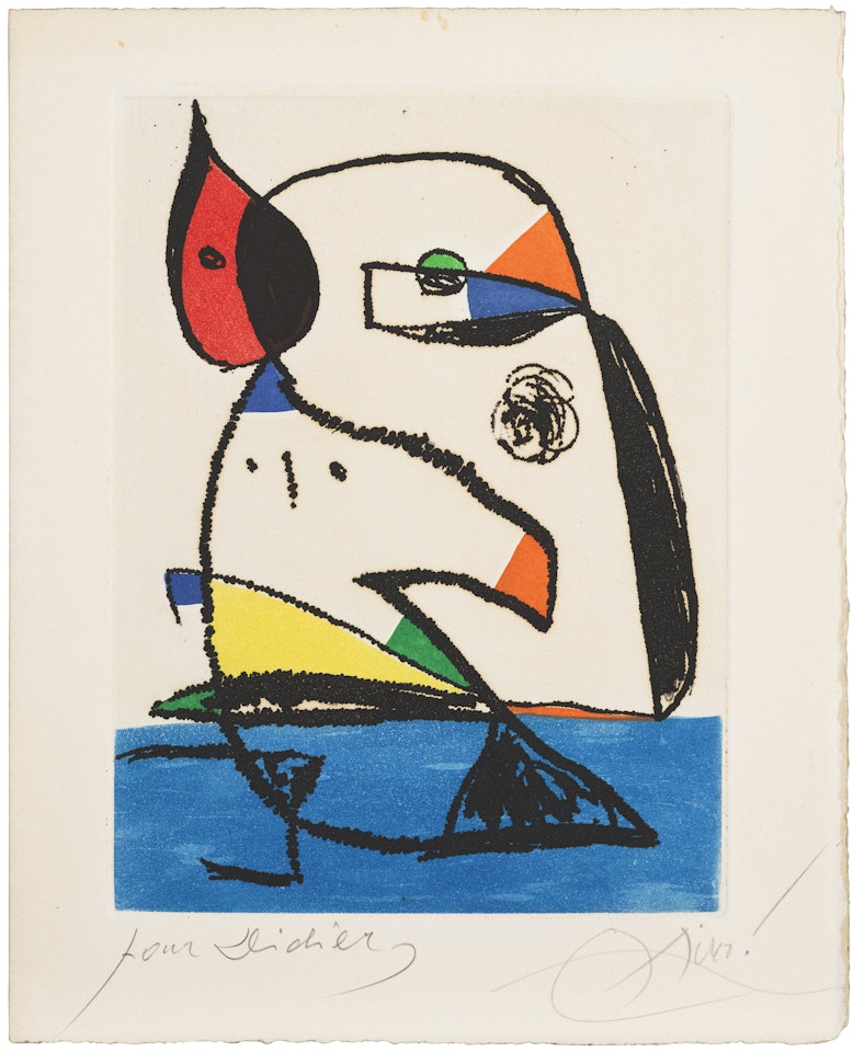 Carnet Catalans: one plate by Joan Miró