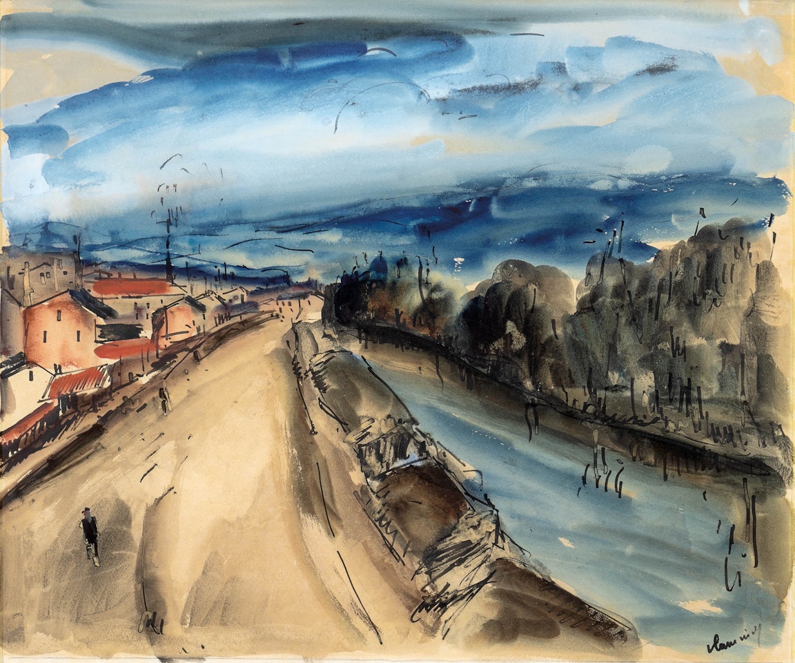 The Village Road by Maurice de Vlaminck