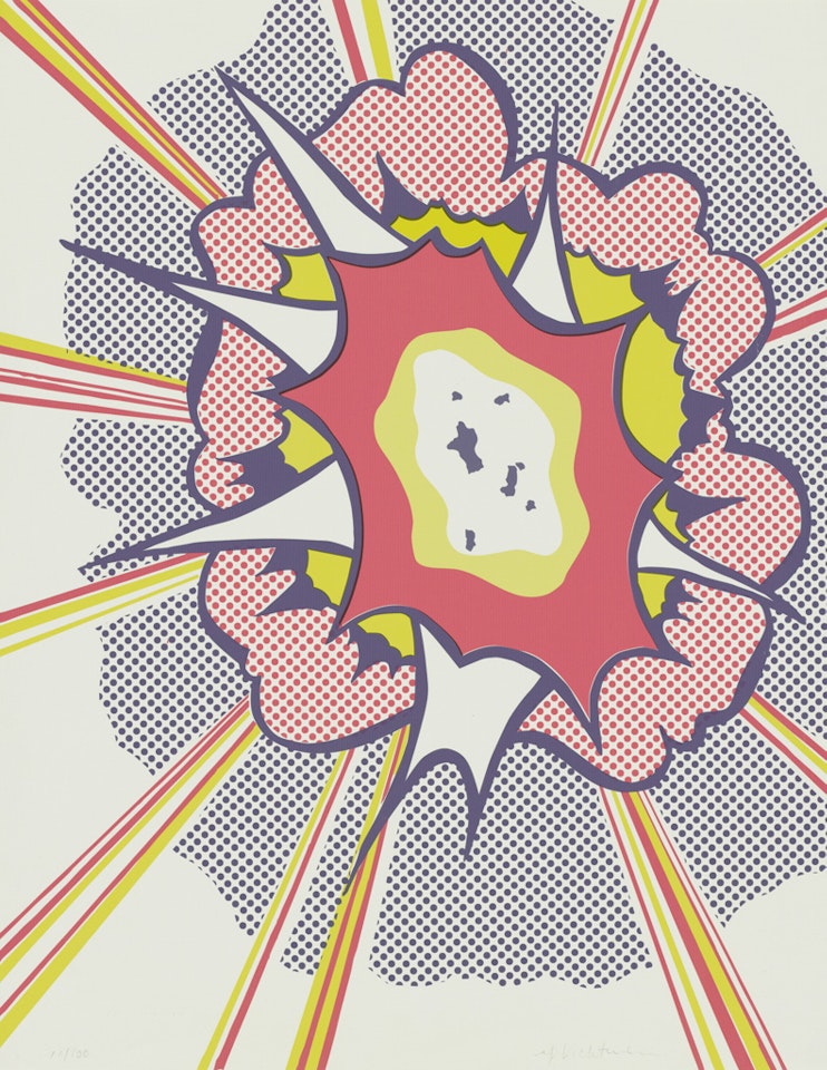 Explosion by Roy Lichtenstein