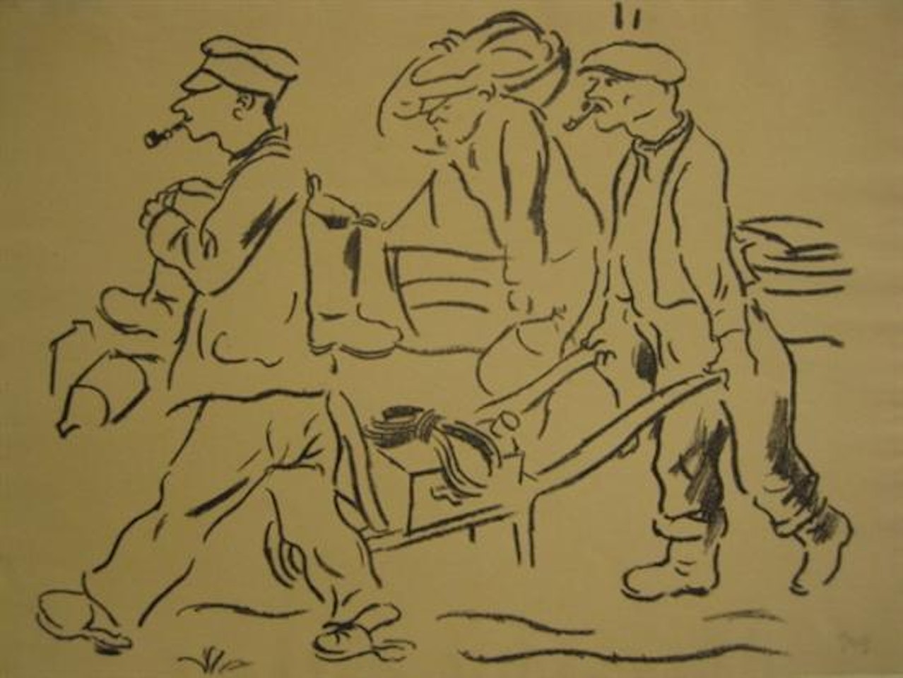 Fischer aus Pommern by George Grosz