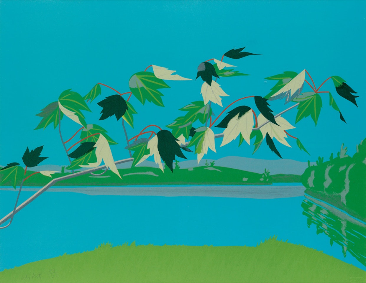 Late July 1 by Alex Katz