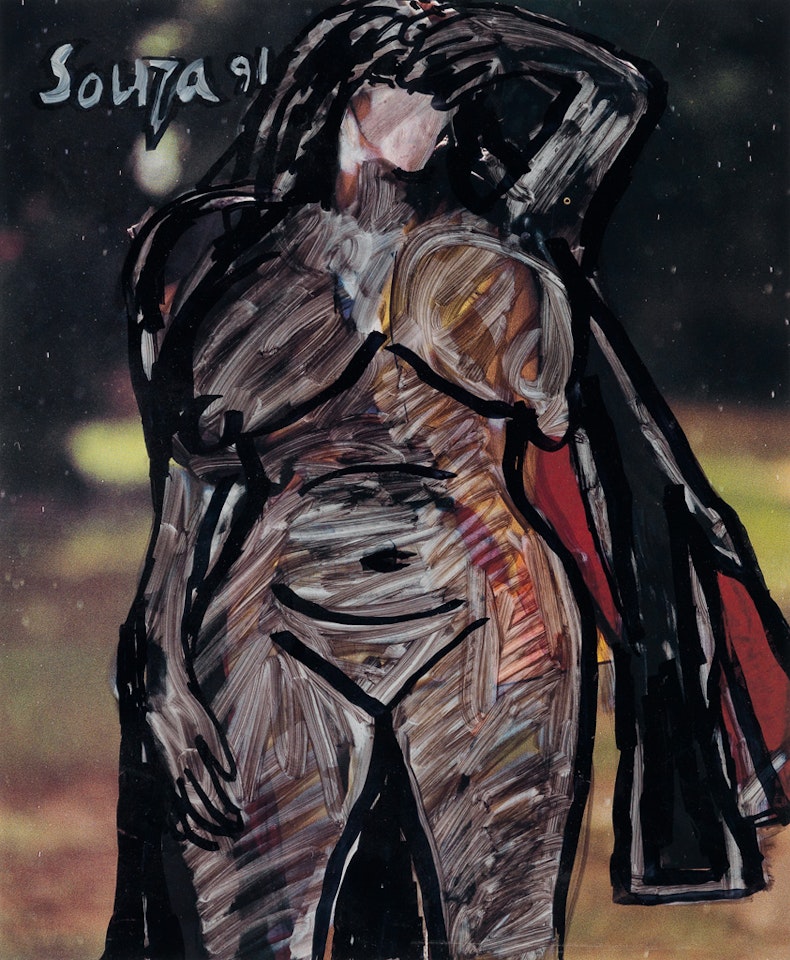 Untitled (Woman) * Untitled (Woman in a Landscape) by Francis Newton Souza