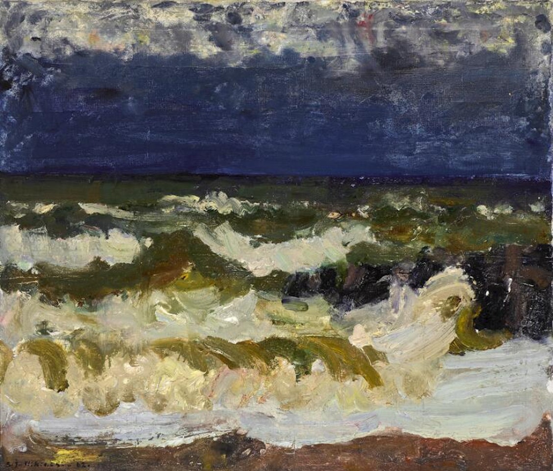 Rough sea by Samuel Joensen-Mikines