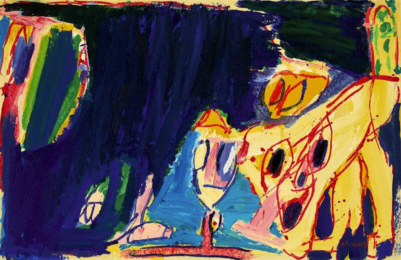 “ABAT-JOUR” (Lampshade) by Pierre Alechinsky