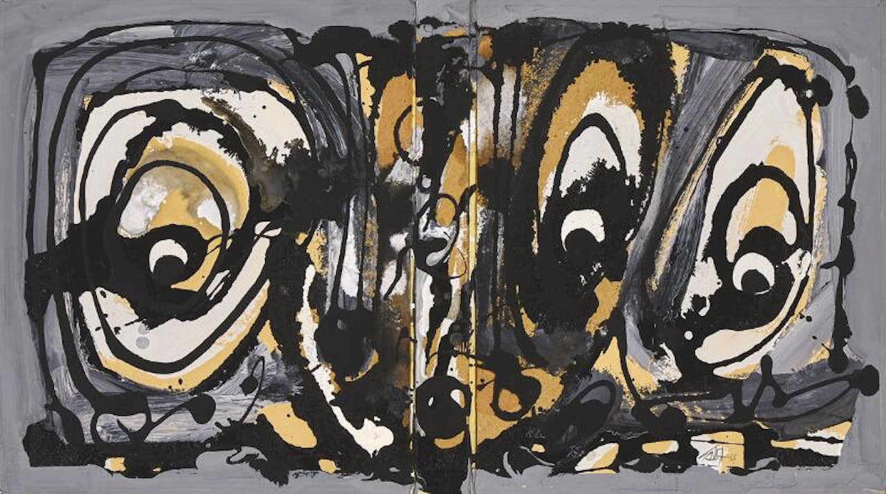 “Auto de fe” by Antonio Saura