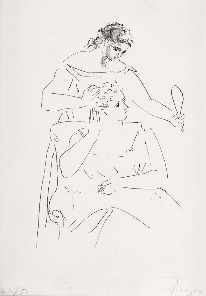 La Coiffure by Pablo Picasso