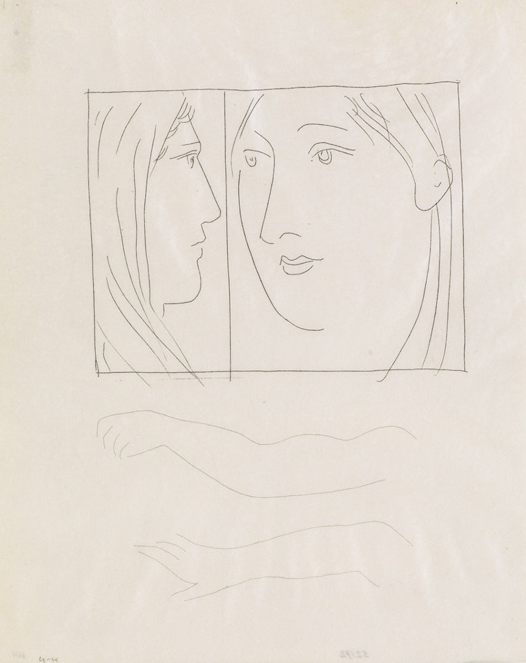 Deux Têtes de femmes by Pablo Picasso