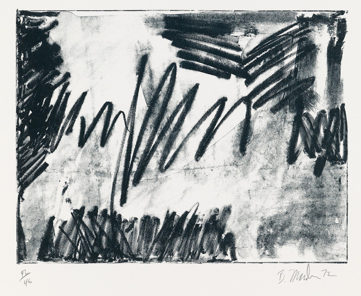 Untitled Press Series #6 by Brice Marden