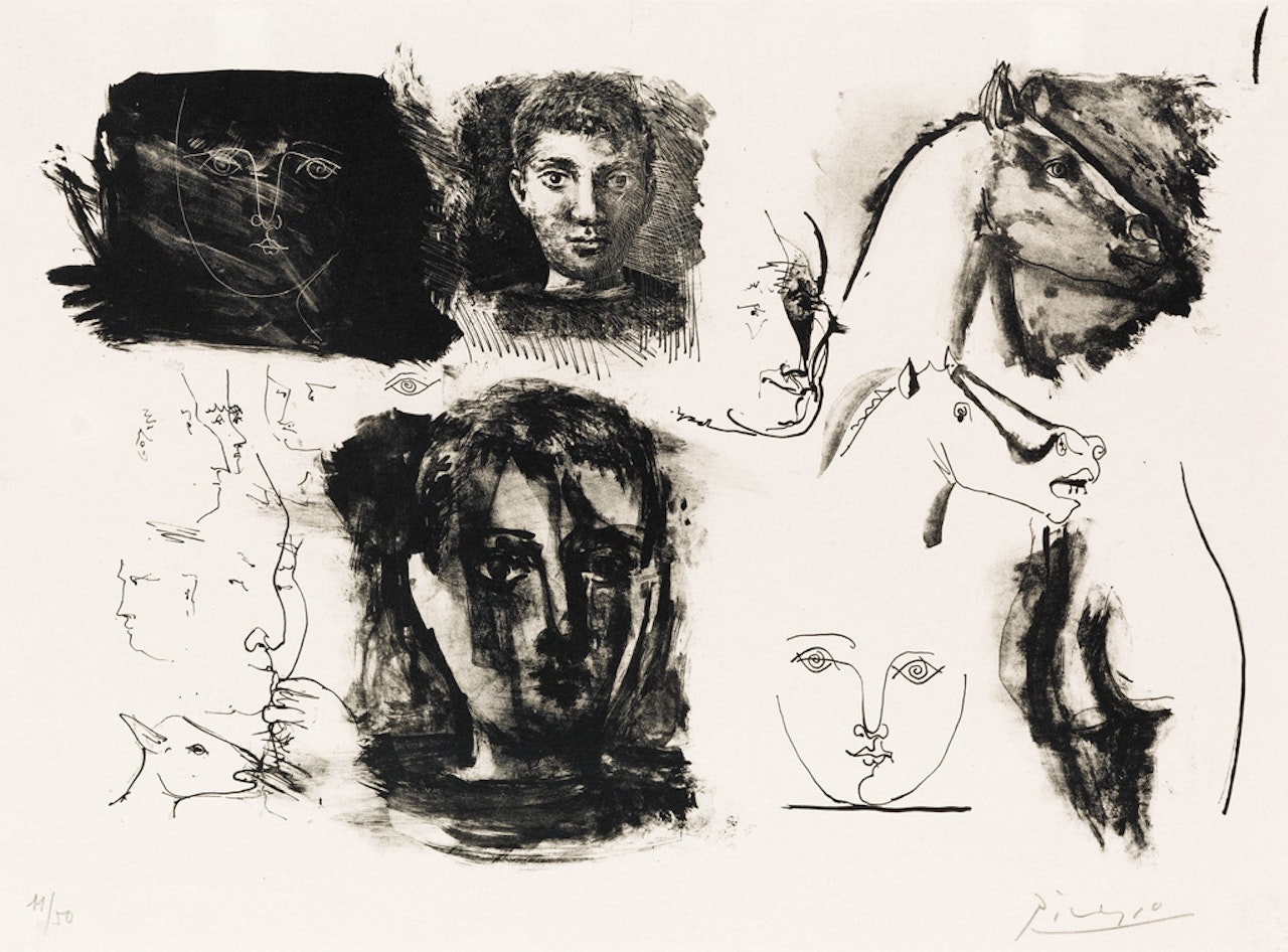 Page de Croquis by Pablo Picasso