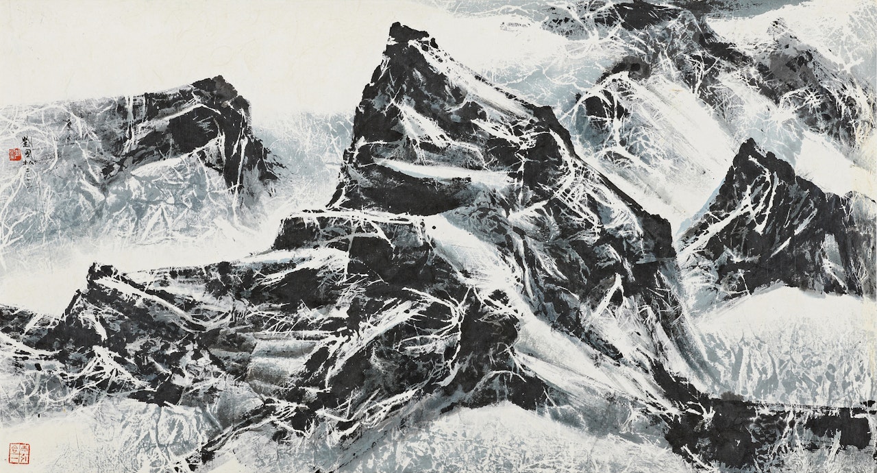 Tibet Series No.202 by Liu Kuo-Sung (Liu Guosong)