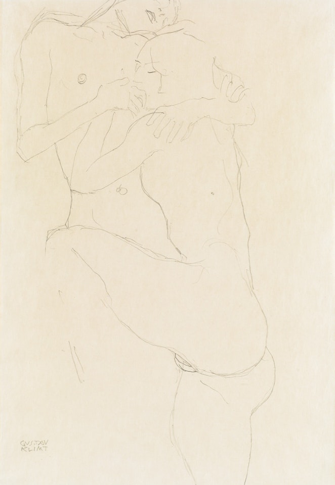 Umarmen Akte by Gustav Klimt