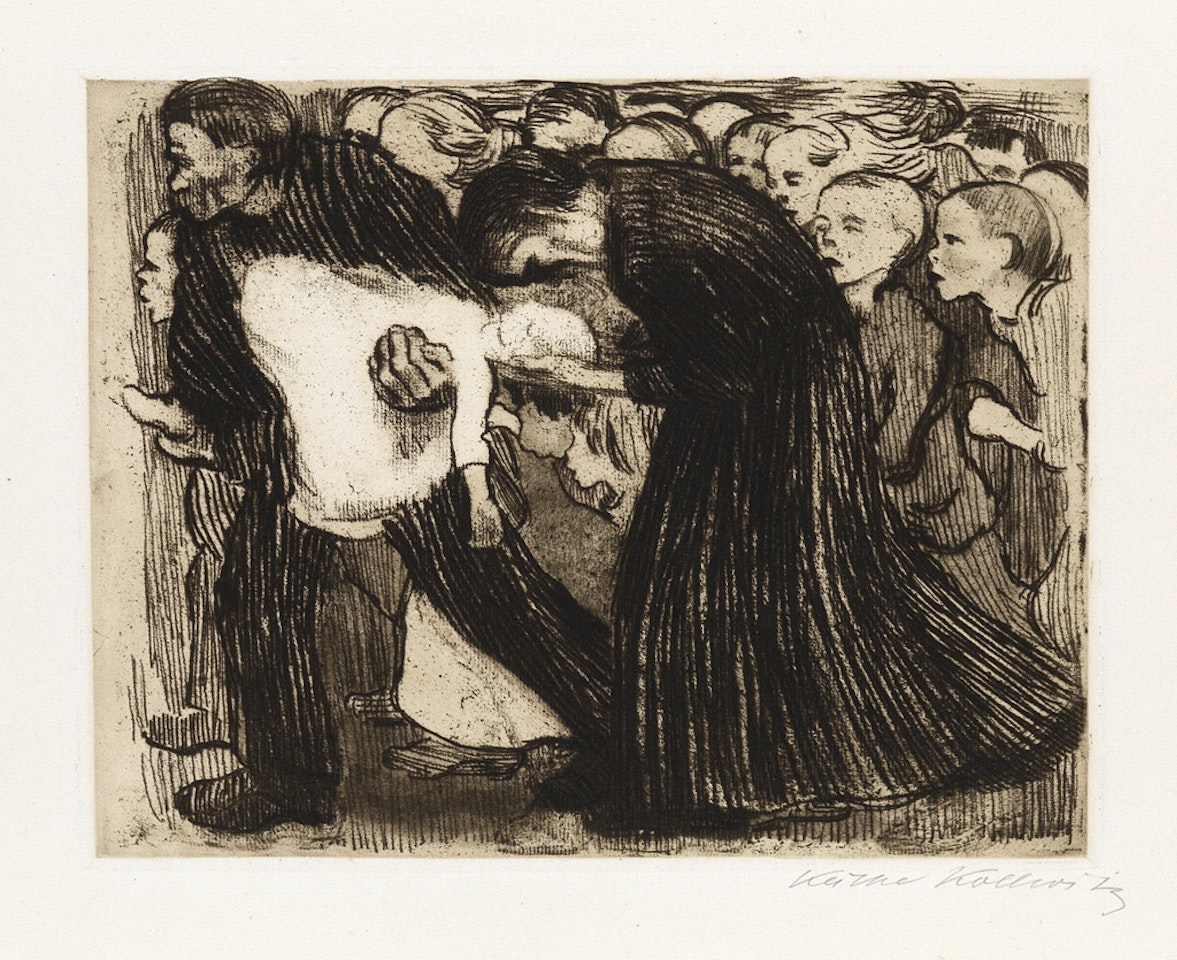 Überfahren by Kathe Kollwitz