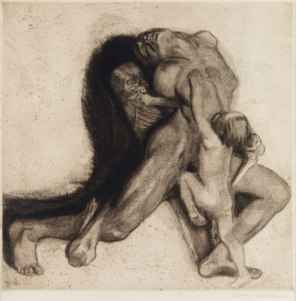 Tod und Frau by Kathe Kollwitz