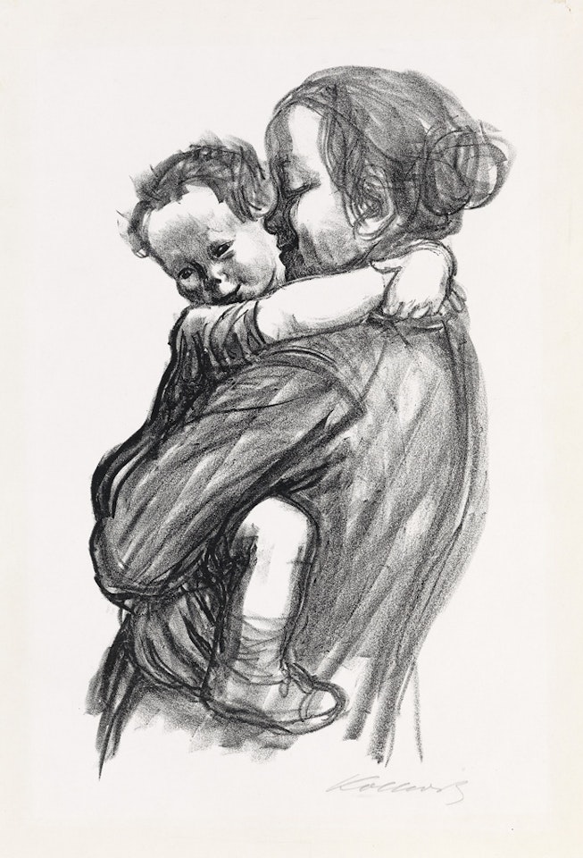 Mutter mit Jungen by Kathe Kollwitz