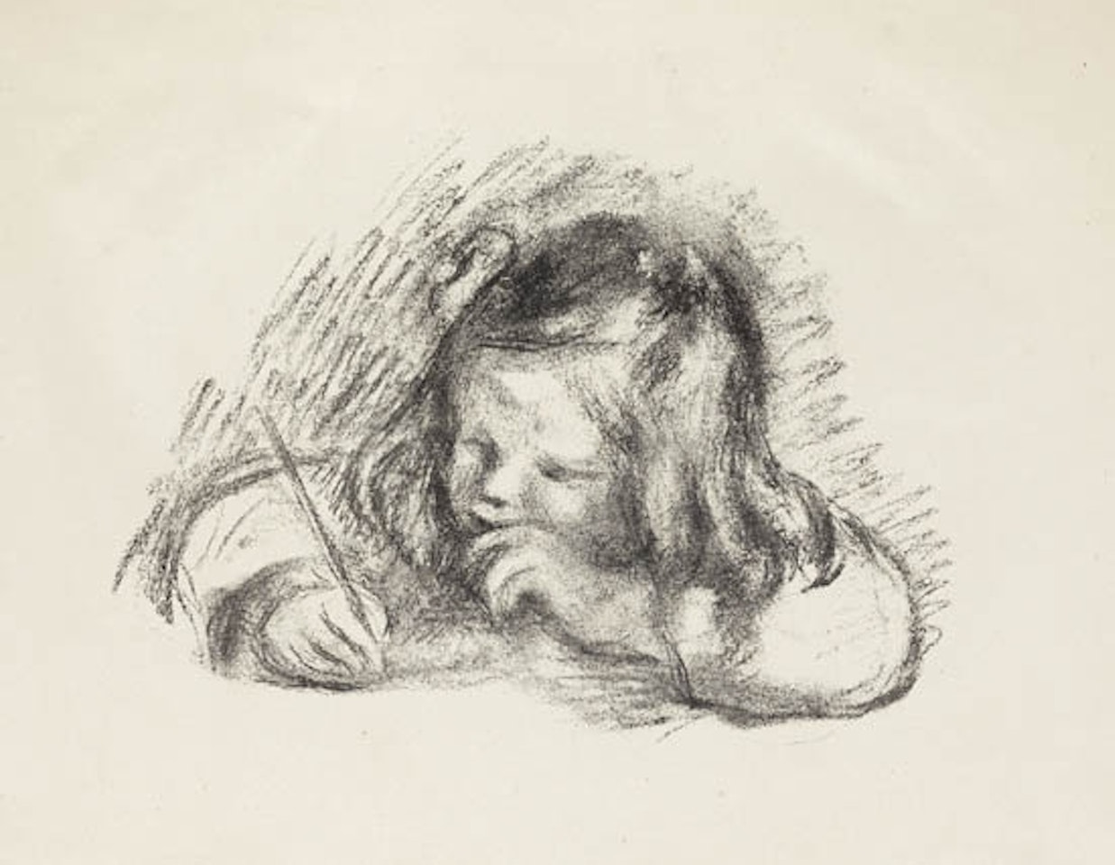 Le petit Garçon au Porte-Plume by Pierre-Auguste Renoir