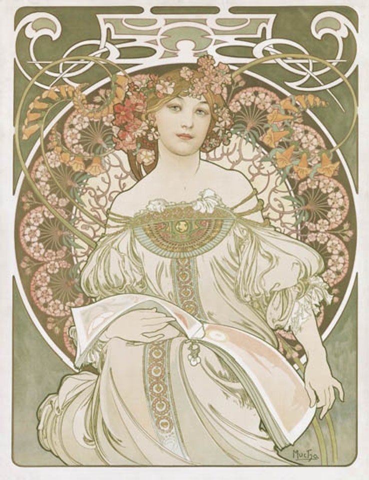 Reverie by Alphonse Mucha