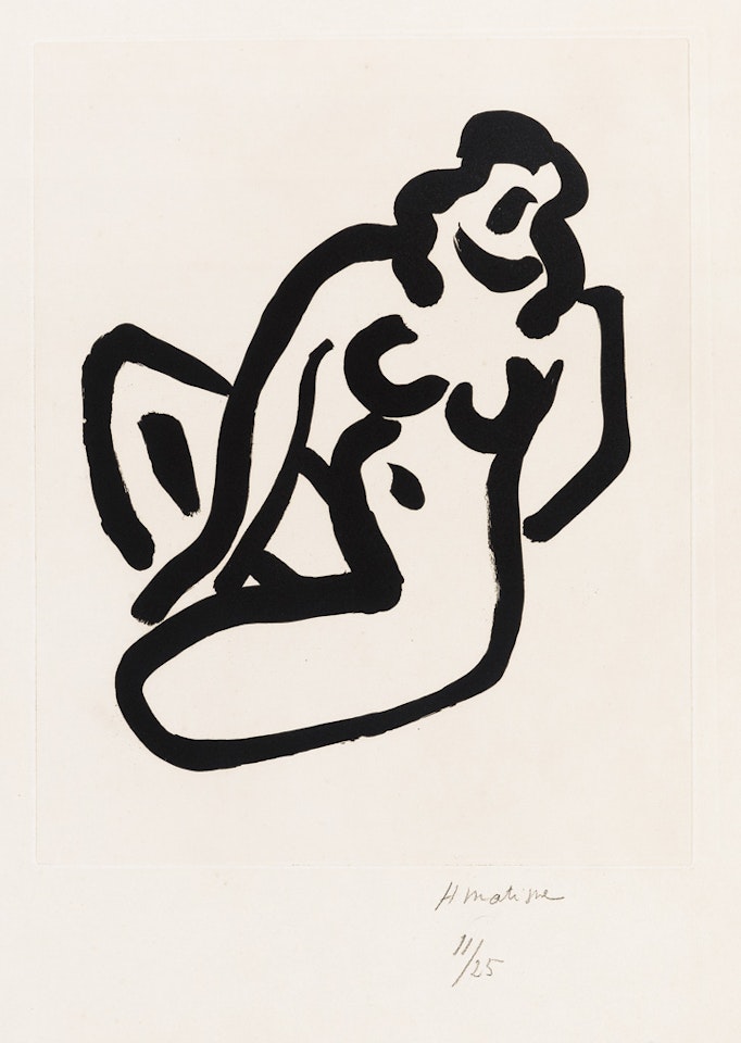 Nu accroupi I by Henri Matisse