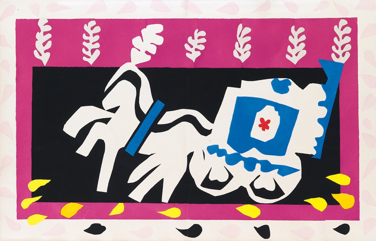 Jazz: L'Enterrement de Pierrot by Henri Matisse