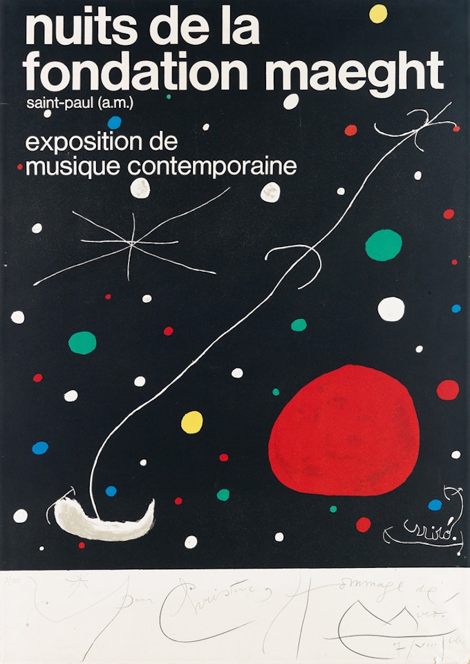 Nuits de la Fondation Maeght by Joan Miró