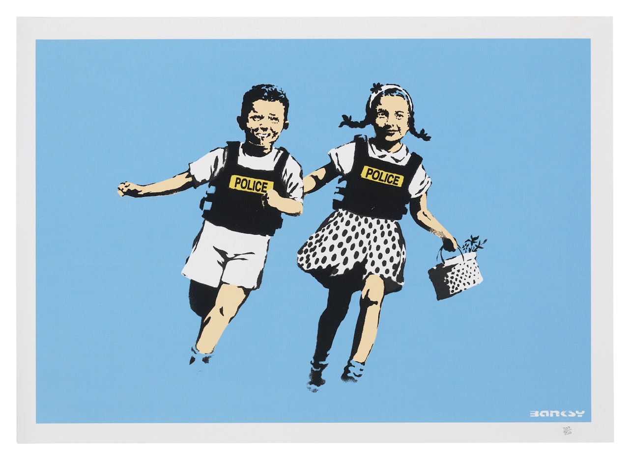 Jack and Jill (Police Kids) by Banksy