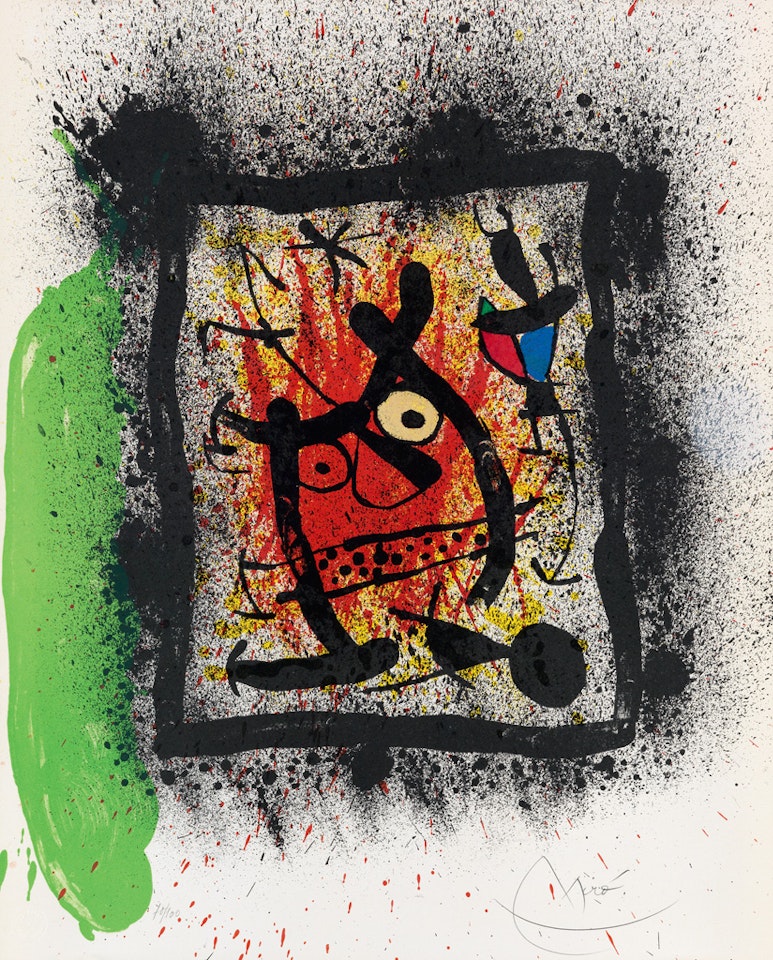 Hommage a Curt Burgauer by Joan Miró