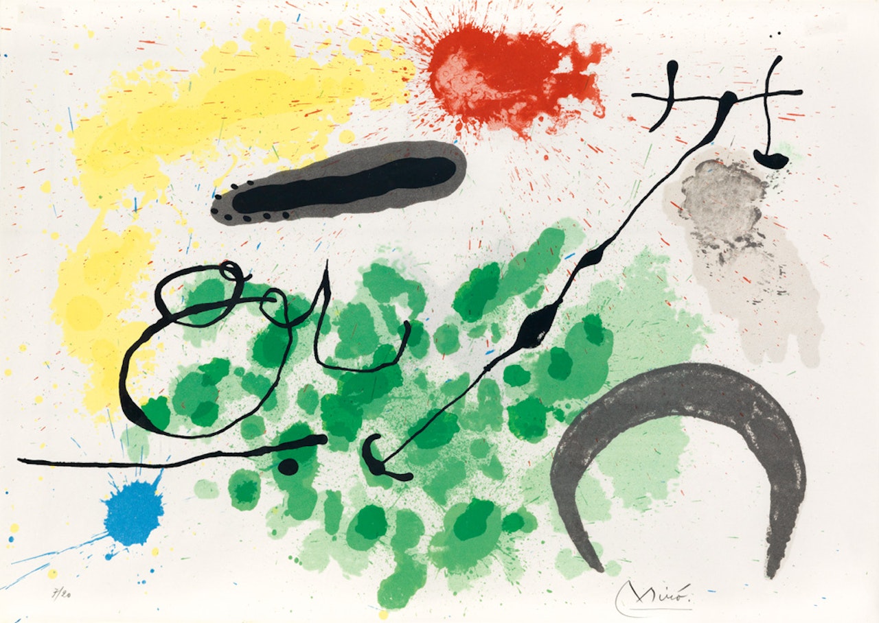 Le Lézard aux Plumes d'Or by Joan Miró