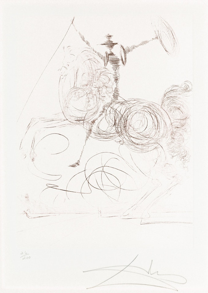 Horseman by Salvador Dali