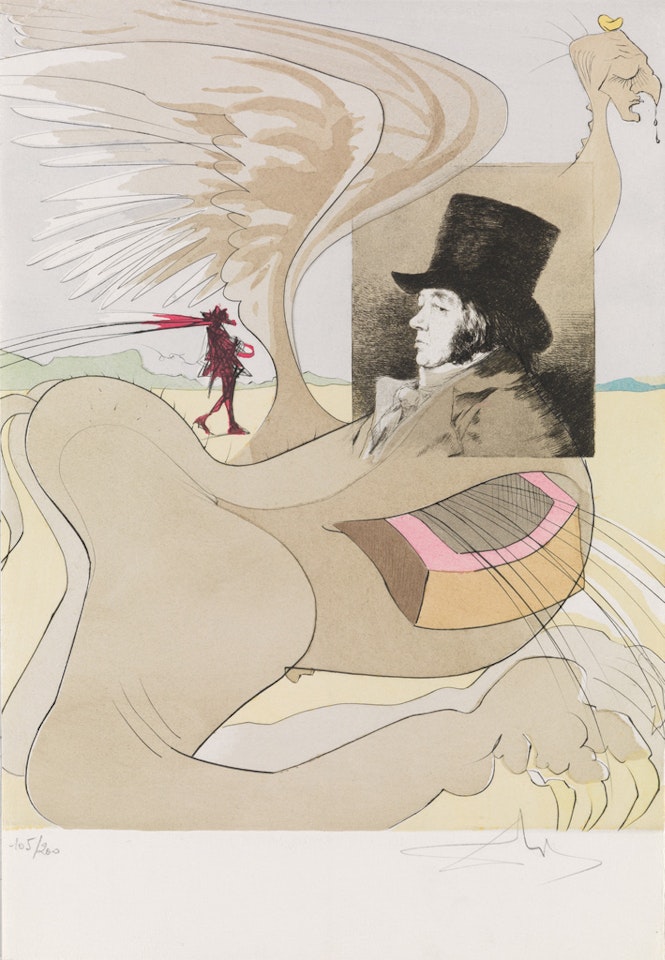 Les Caprices de Goya by Salvador Dali