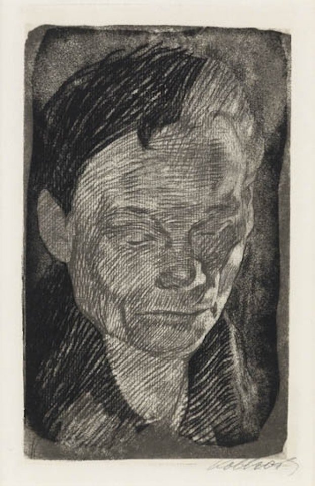 Frauenkopf by Kathe Kollwitz