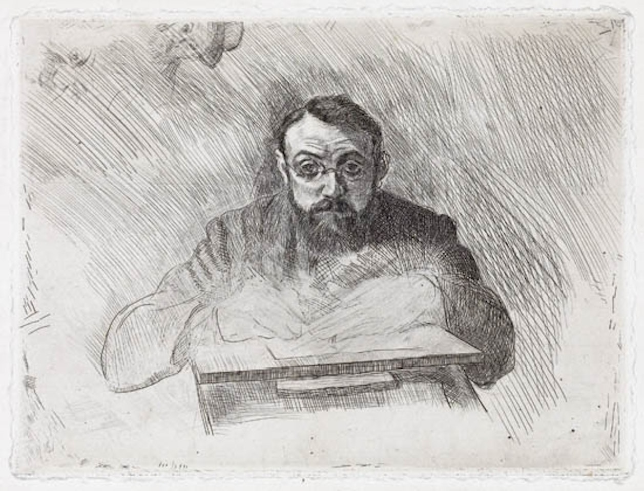 Henri Matisse gravant by Henri Matisse
