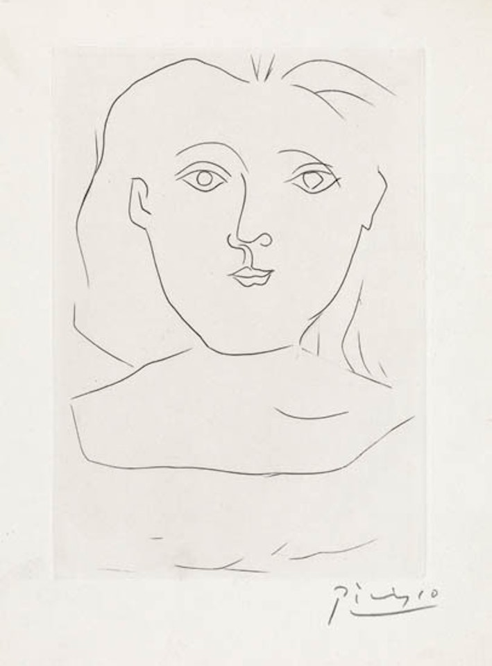 Femme de face: Jours de Gloire by Pablo Picasso