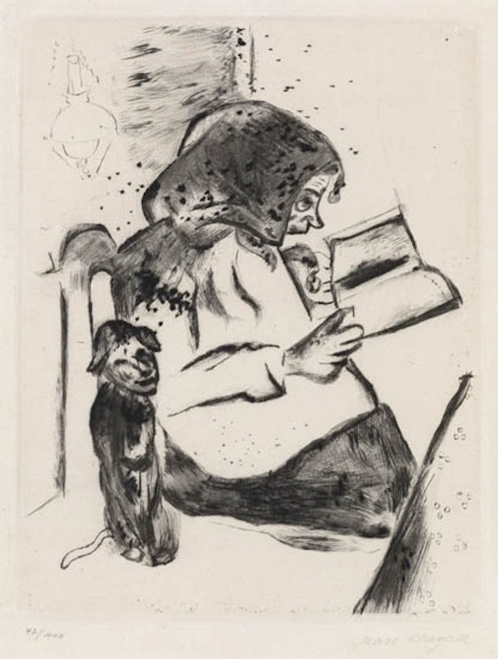 Die Grossmutter by Marc Chagall