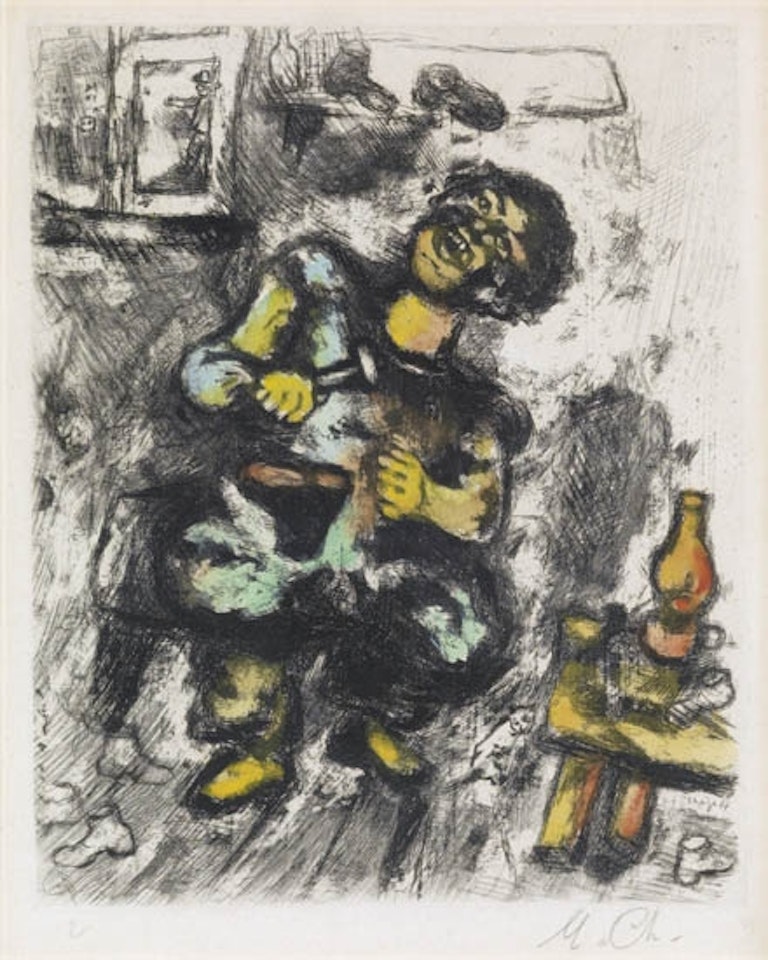 Le Savetier et le Financier by Marc Chagall