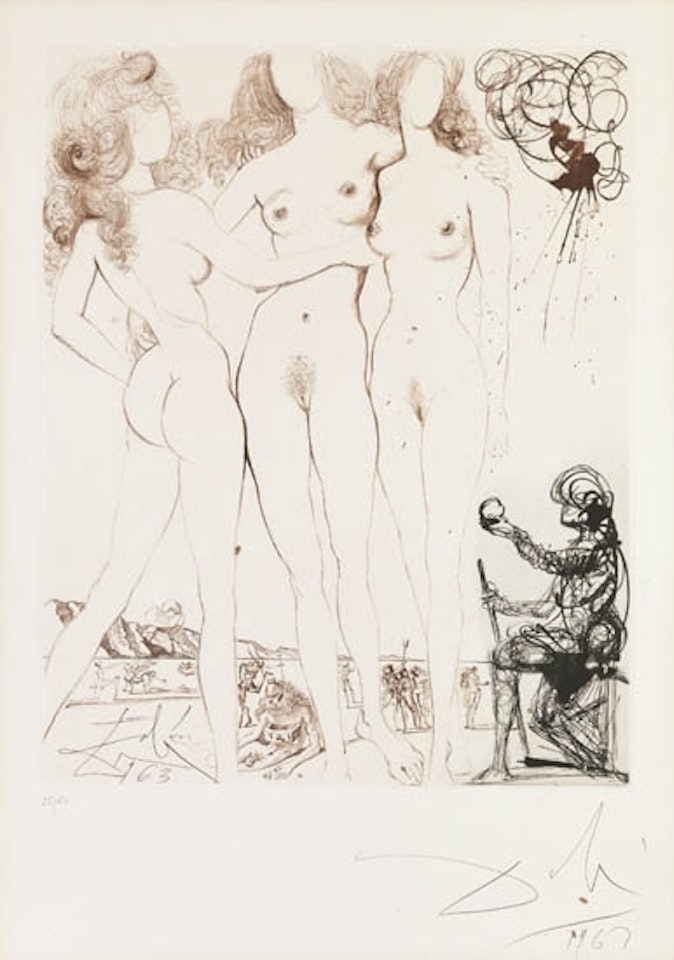 The Judgment of Paris by Salvador Dali
